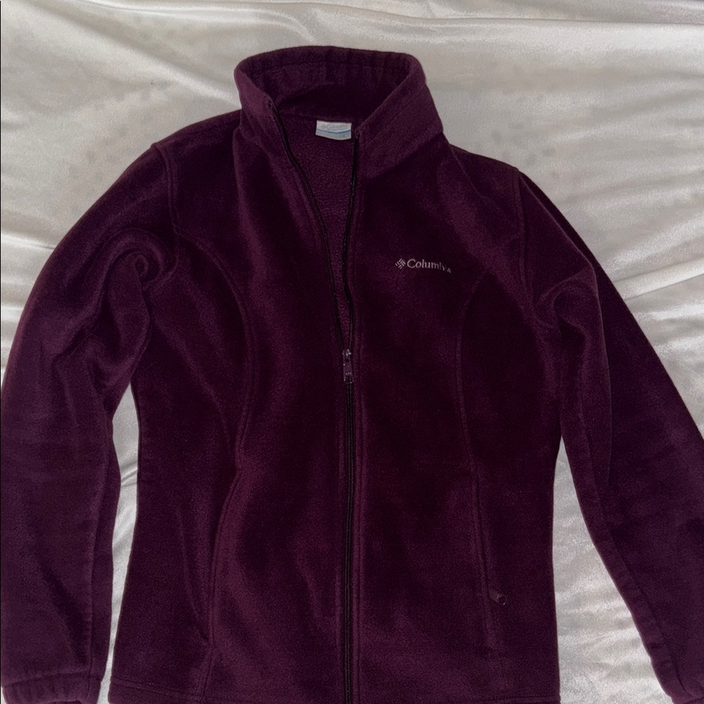 Women’s Columbia Purple Fleece Jacket Size Large